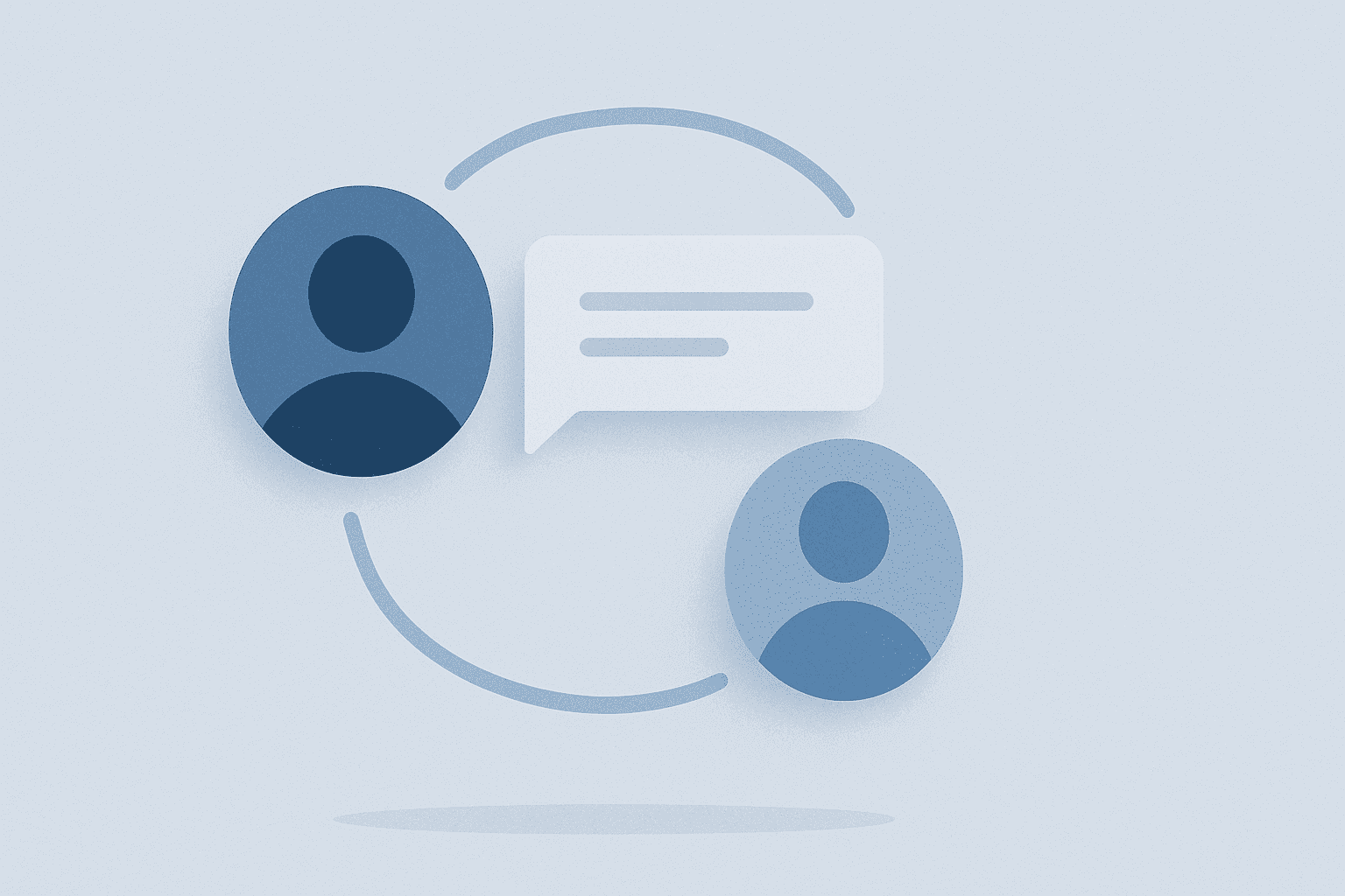 Gesprekken tussen twee profielen